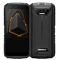DOOGEE Android 12 Outdoor Mobile Phone Without Contract S41, Ouad Core 3GB + 16GB (1TB Expandable), 6300mAh Battery, 8MP Triple Camera, IP68 IP69K Shockproof Smartphone Dual SIM, 5.5 Inch HD+, GPS