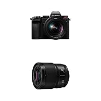 Panasonic LUMIX S5 Full Frame Mirrorless Camera, 4K 60P Video Recording with LUMIX S Series Camera Lens Black