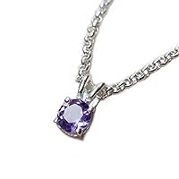 Bohemian Natural Amethyst 925 Sterling Silver Pendant Necklace