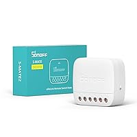 SONOFF S-Mate 2 Smart WiFi Switch Mate, Smart WiFi Switch Works with MINIR3/MINIR4/MINIR4M, Smart Alexa Light Switch, No Neutral Conductor Solution