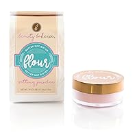 Beauty Bakerie Flour Setting Powder, Finishing Powder for Setting Foundation Makeup in Place, Himalayan (Pink), 0.5 Ounce