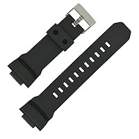 g24 16mm x 29mm Compatible Rubber Replacement Watch Strap Band with Stainless stell Buckle