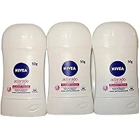 Nivea Aclarado Natural Barra Solid Stick Whitening Deodorant 3 Sticks