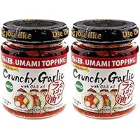 S&B Chili Oil with Crunchy Garlic, 3.9 Ounce (Pack of 2)