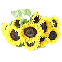 KaBloom PRIME NEXT DAY DELIVERY - Mother’s Day Collection - Bouquet of Fresh Sunflowers Gift for Birthday, Sympathy, Anniversary, Get Well, Thank You, Valentine, Mother’s Day Flowers