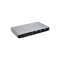 SD2480T Thunderbolt 3 and USB-C Dual 4K Docking Station with 60W PD, SD & Micro SD Card Reader, for Windows and MacBooks (K38410NA)
