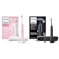 Philips Sonicare ProtectiveClean 6500 Rechargeable Electric Power Toothbrush & ExpertClean 7500, Rechargeable Electric Power Toothbrush, Black, HX9690/05