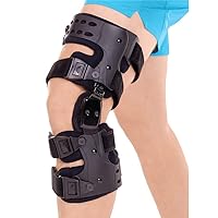 Osteoarthritis Unloader Knee Brace - Best Tricompartmental OA Support for Bone on Bone Arthritis Pain, Medial or Lateral Compartment Valgus Unloading, Arthritic Cartilage Repair (Left)