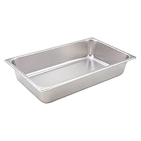 Winco 4-Inch Pan, Full, Stainless Steel