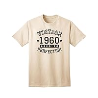 1960 - Adult Unisex Vintage Birth Year Aged to Perfection Birthday T-Shirt
