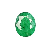 5.20 Carat Colombian Egl Certified Natural Green Emerald Oval Cut Loose Gemstone for Ring B-3380