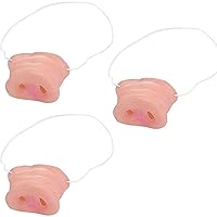 Halloween Pig Nose Hog Snout,Holloween Costume Party Props,3Pcs (5X6cm)