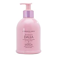 L'Erbolario Shades Of Dahlia Cleansing Gel - Softens, Moisturizes And Protects Skin - With Exotic And Sensual Formula Of Dahlia Extracts - Contains Hydrolyzed Protein For Delicate Skin - 9.4 Oz