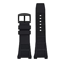 Silicone Rubber Watch Band for IWC Ingenieur Strap for Men 30 * 16mm IW323601 IW323608 Waterproof Watch Strap Bracelets Pin Buckle
