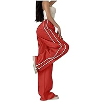 Y2k Cargo Pants for Teen Girl Trendy Hippie Streetwear Trouser High Waist Wide Leg Parachute Pant Quick Dry Sweatpant