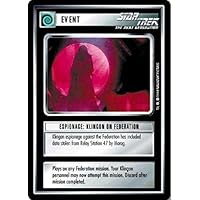 Star Trek CCG 1E Premier Limited (B Border) Espionage: Klingon ON Federation 72C