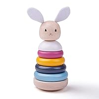 Bigjigs Toys 100% FSC® Certified Rabbit Stacking Rings
