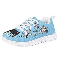 Children's Sneakers Boys Girls School Shoes Light Comfortable Running Shoes Fashionable Walking Shoes