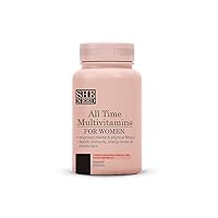 All Time Multivitamins and Minerals for Women |Biotin | Vitamin C | 24+ Nutrients| Overall Health| Radiance| Strong Bones & Immunity| Nutrition & Energy – 60 Tablets