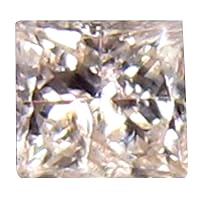0.09 ct PRINCESS CUT (3 x 2 mm) MINED FROM CONGO COLORLESS DIAMOND NATURAL LOOSE DIAMOND