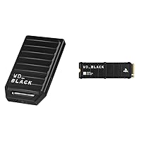 WD_Black 1TB C50 Expansion Card, Officially Licensed for Xbox – Quick Resume, Plug & Play, NVMe SSD & Western Digital 2TB SN850P NVMe M.2 SSD Officially Licensed Storage Expansion for PS5 Consoles