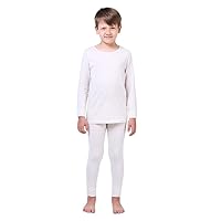 Modal Cotton Thermal Long Underwear Set Breathing Base Layer Long John Pajama for Boy Girl Toddler