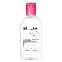 Bioderma Sensibio H2O Micellar Water, Makeup Remover, Gentle for Skin, Fragrance-Free & Alcohol-Free, No Rinse Skincare With Micellar Technology for Normal To Sensitive Skin Types