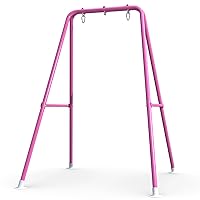 G TALECO GEAR Hammock Chair Stand,Heavy-Duty Steel Hammock Stand,300LBS Multi-Use Swing Stand for Outdoor Indoor，Hammock Chair not Include (Pink)