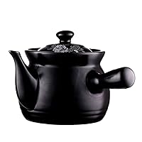 Stock Pot With Lid Black enamel Chinese medicine pot Brewing medicine Ceramic pot
