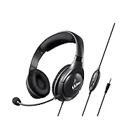 Sound Blaster Blaze V2 Over-Ear Gaming Headset with Detachable Noise-Cancelling Microphone, Volume and Mic Mute Control for PC/Mac/Consoles