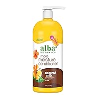 Alba Botanica More Moisture Conditioner, Coconut Milk, 32 Oz