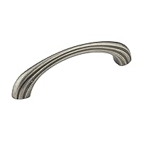 Richelieu Hardware BP40302142 Longueuil Collection 3 3/4-inch (96 mm) Center-to-Center Pewter Traditional Cabinet and Drawer Pull Handle for Kitchen, Bathroom, and Furniture