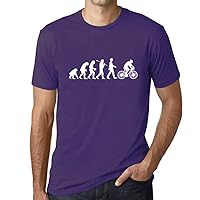 Men's Graphic T-Shirt Evolution of Cycling Eco-Friendly Limited Edition Short Sleeve Tee-Shirt Vintage Birthday