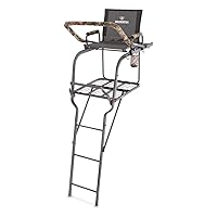 22’ Tree Stand with Grizzly Grip Safety System, Ladder Stands for Deer Hunting