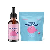 Joyspring Magnesium Citrate Liquid - Magnesium Supplements for Kids and Saffron Gummies for Kids - Mood Support Supplement for Kids