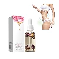 Lymphology Complex Body Oil, Lymphatic Drainage Massage Oil, Body Oil Anti Cellulite Massage Oil, Rose Stem Flower Oil, Cellulite Reduction and Sagging Skin Tightening for All Skin Type (1Pcs)
