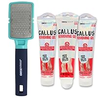 Onyx Professional Foot Rasp, Callus Remover for Feet - Stainless Steel Foot Scrubber Dead Skin Remover & Callus Remover for Feet - 3.5 oz, Unscented