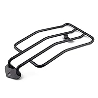 Solo Luggage Carrier Rear Fender Rack Motorcycle Fits For 1985-2003 Harley XL Sportsters with stock solo seat (Black)