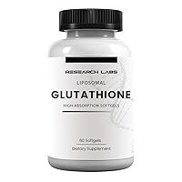 Liposomal Glutathione Supplement w/Gluta-IV™, 100x Enhanced Absorption Over Powder Glutathione. 60 Total Liposomal Softgels