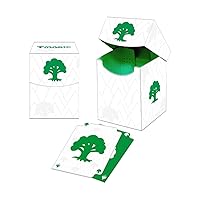 Ultra Pro - Mana 8 100+ Deck Box - Forest for Magic: The Gathering, Stores & Holds 100 Standard Sized Cards, Durable Protective Collector's Game Deck Card Holder Box