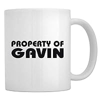 Property of Gavin Bold Font Mug 11 ounces ceramic