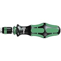 Wera 05073541001 Kraftform 817 R SB Hexagon Premium Plus Bitholding Screwdriver, Rapidator Quick-Release Chuck, Bayonet Blade, 1/4