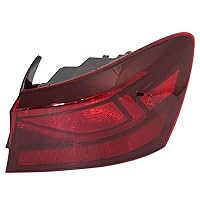 RAREELECTRICAL New Halogen Outer Right Tail Light Compatible With Kia Forte LXS Sedan 4 Door 2.0L 2019 2020 2021 2022 2023 By part number 92402M7000 92402-M7000 92402 M7000 KI2805156