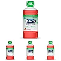 Pedialyte AdvancedCare Cherry Punch Electrolyte Solution, 33.8 Fl Oz Bottle (Pack of 4)