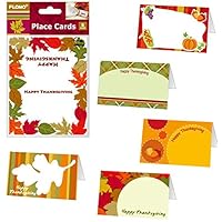 8 Pack Thanksgiving Place Card Holders(pack Of 72)