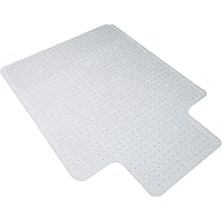 Chair Mat for Carpet - Computer Desk Mat for Carpeted Floors - Easy Glide Rolling Plastic Mat for Office Chair on Carpet for Work, Home, Gaming with Extended Lip (36” x 48”)