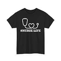 Nurse Life Clinical Specialist Education Healthcare Job Devoted Trendy Tee Patient Care Medical Unisex Heavy Cotton T-Shirt Black