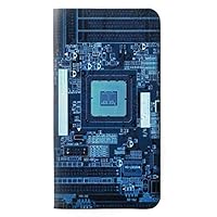 RW1814 CPU Motherboard PU Leather Flip Case Cover for iPhone 11 Pro