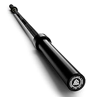 LIONSCOOL 7ft Olympic Bar for Weightlifting and Power Lifting, 2 Inch Barbell Bar for Squats, Deadlifts, Presses, Rows and Curls, 500LBS Weight Capacity