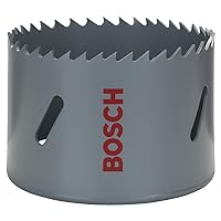 Bosch Professional Hole Saw HSS Bi-Metal for Standard Adapters (for Metal, Aluminium, Stainless Steel, Plastics and Wood, Diameter 73 mm, Drill Accessories)